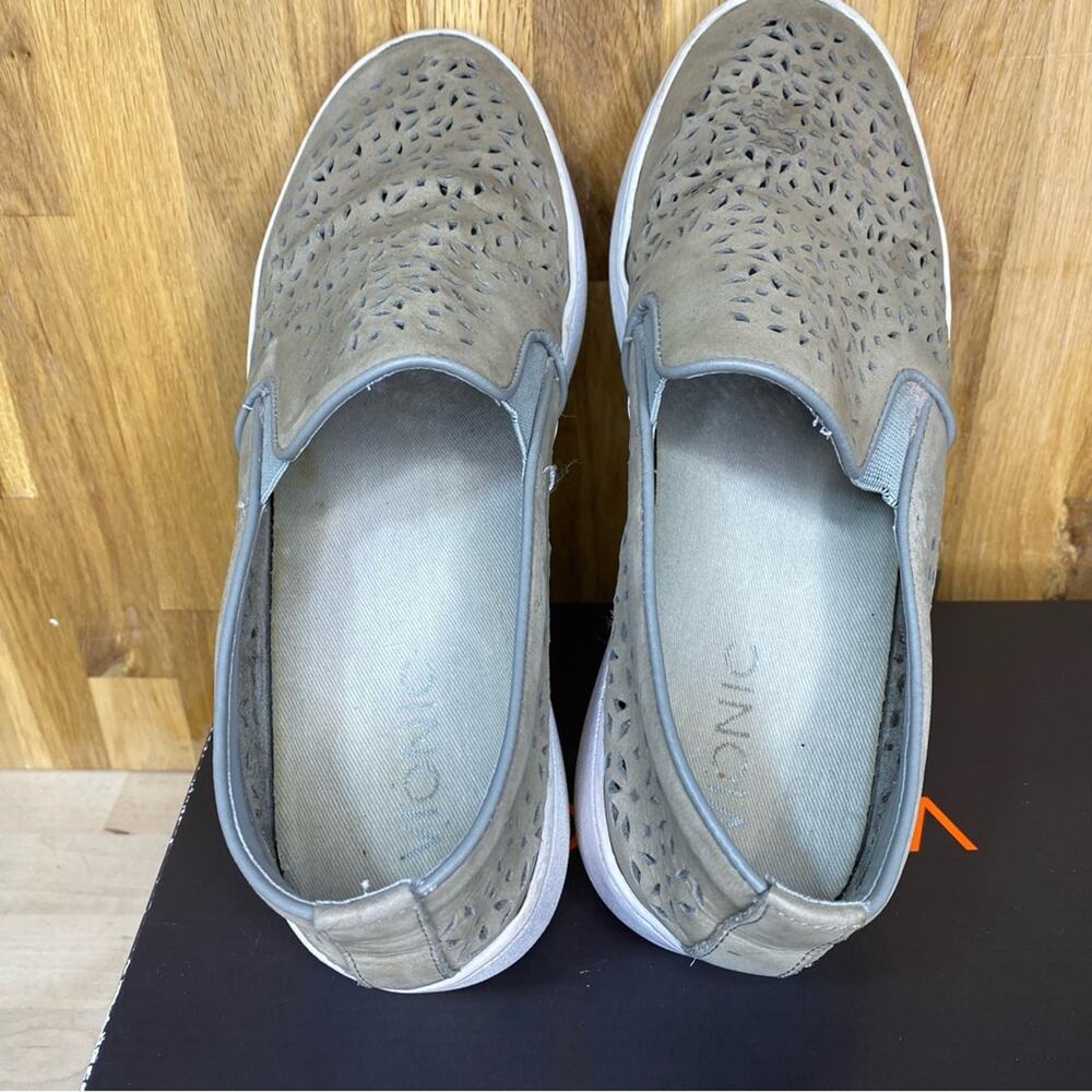 Vionic Splendid Midi Perforated Leather Slip On S… - image 5